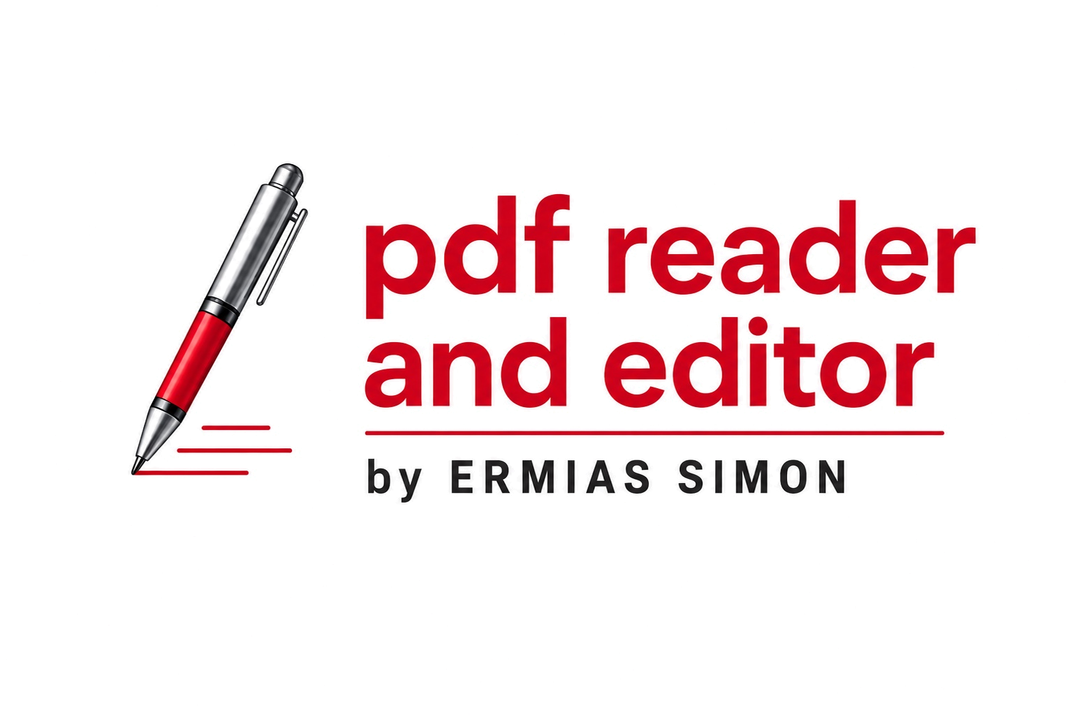 Logo von pdf reader and editor by Ermias Simon